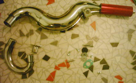 Minibike Auaspuff