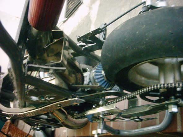 Minibike Auaspuff
